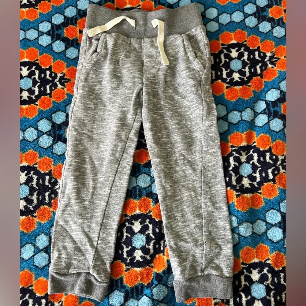 Gap Joggers Marled Gray boys cotton